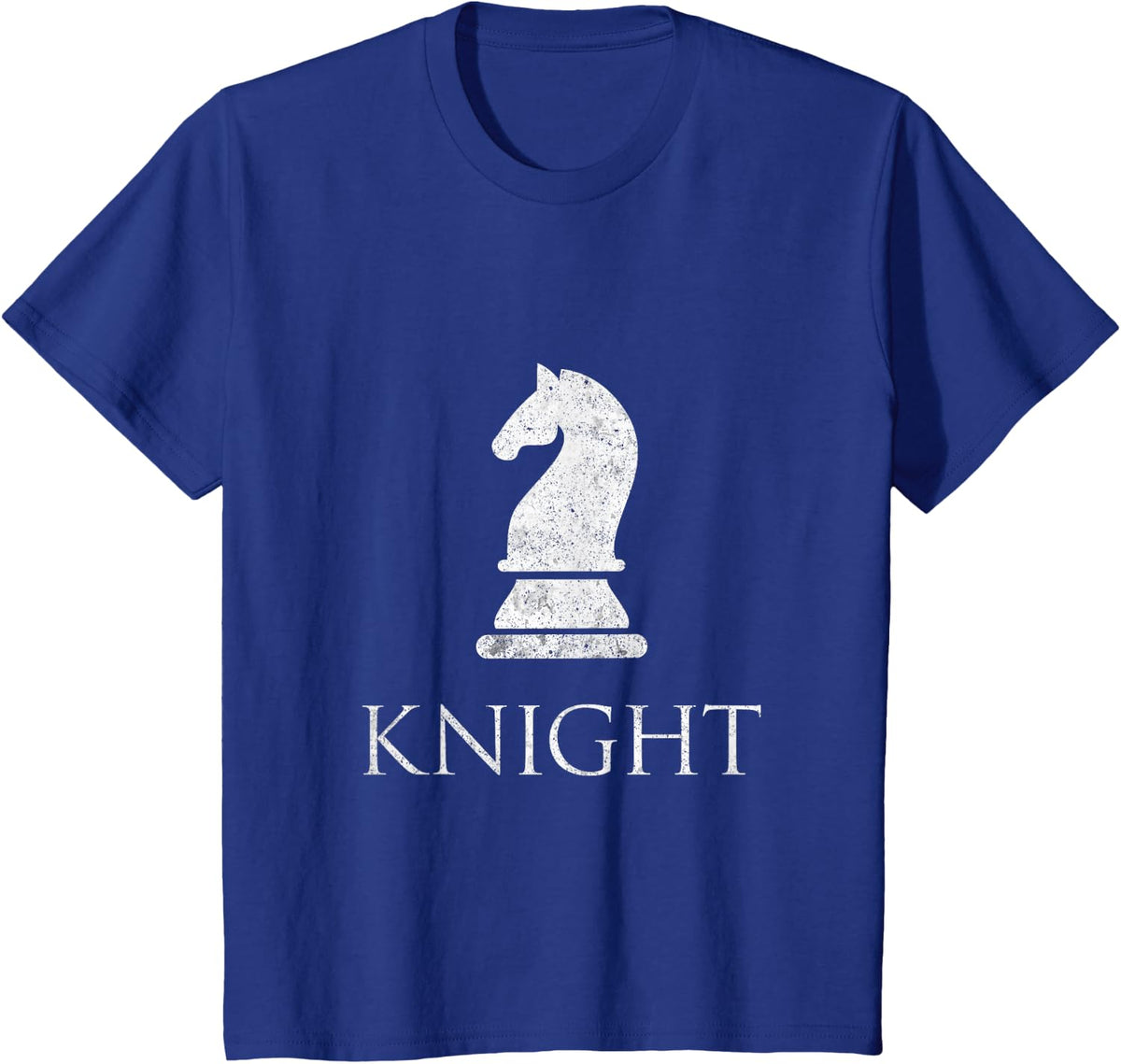 Knight Chess Piece Game Matching Simple Halloween Costume T-Shirt - Royal Blue