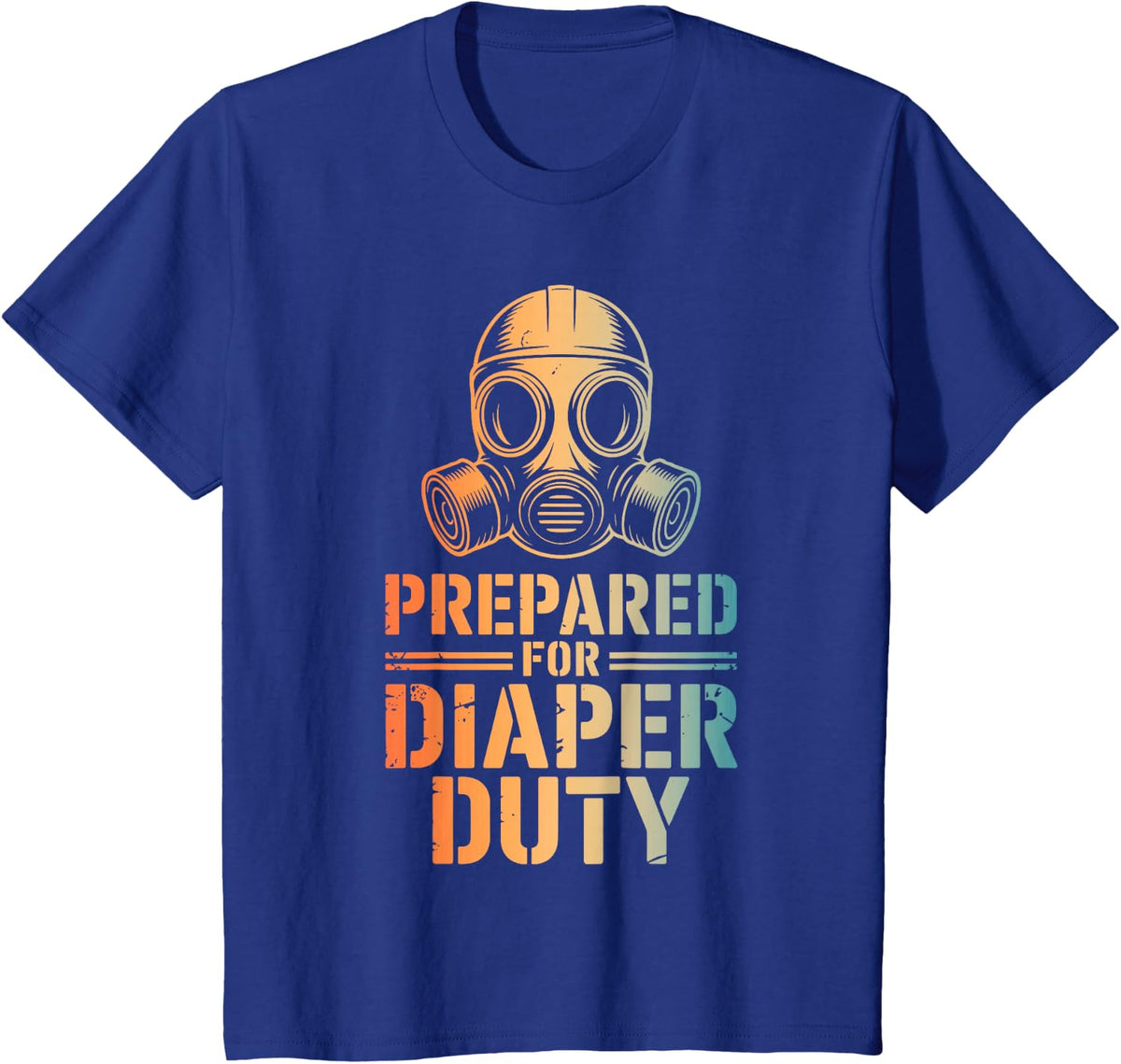 Cool New Dad Art for Men Father First Time Dad to Be T-Shirt - Royal Blue