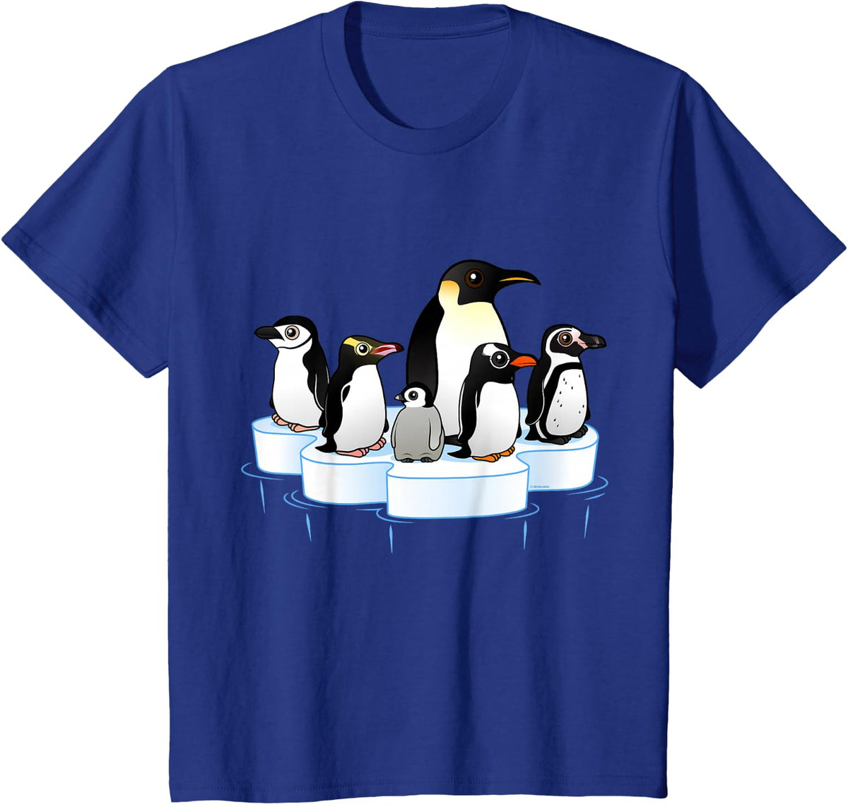 Birdorable Penguin Party Cute Cartoon Penguin Gift Idea T-Shirt - Royal Blue