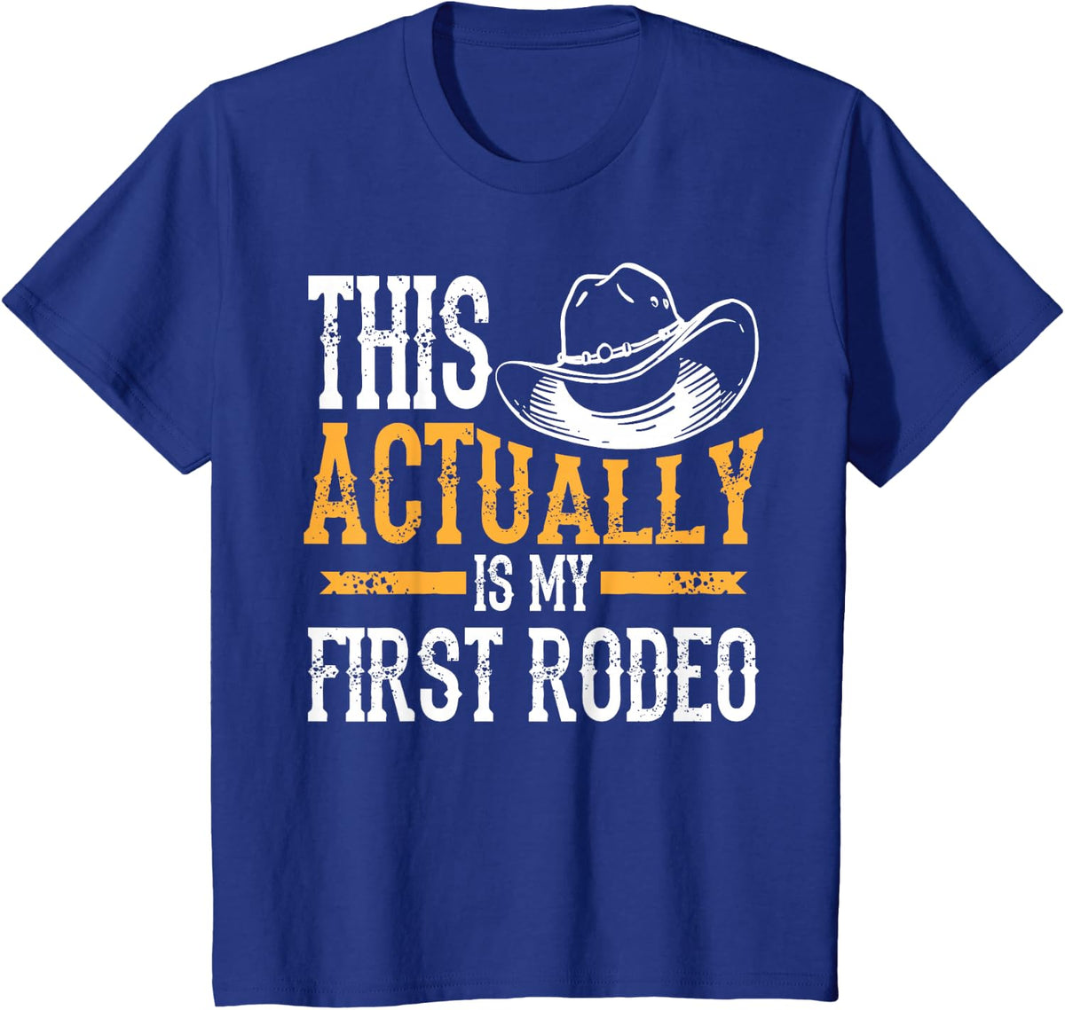 Cool This Actually is My First Rodeo | Funny Cowboy Fan Gift T-Shirt Small - Royal Blue