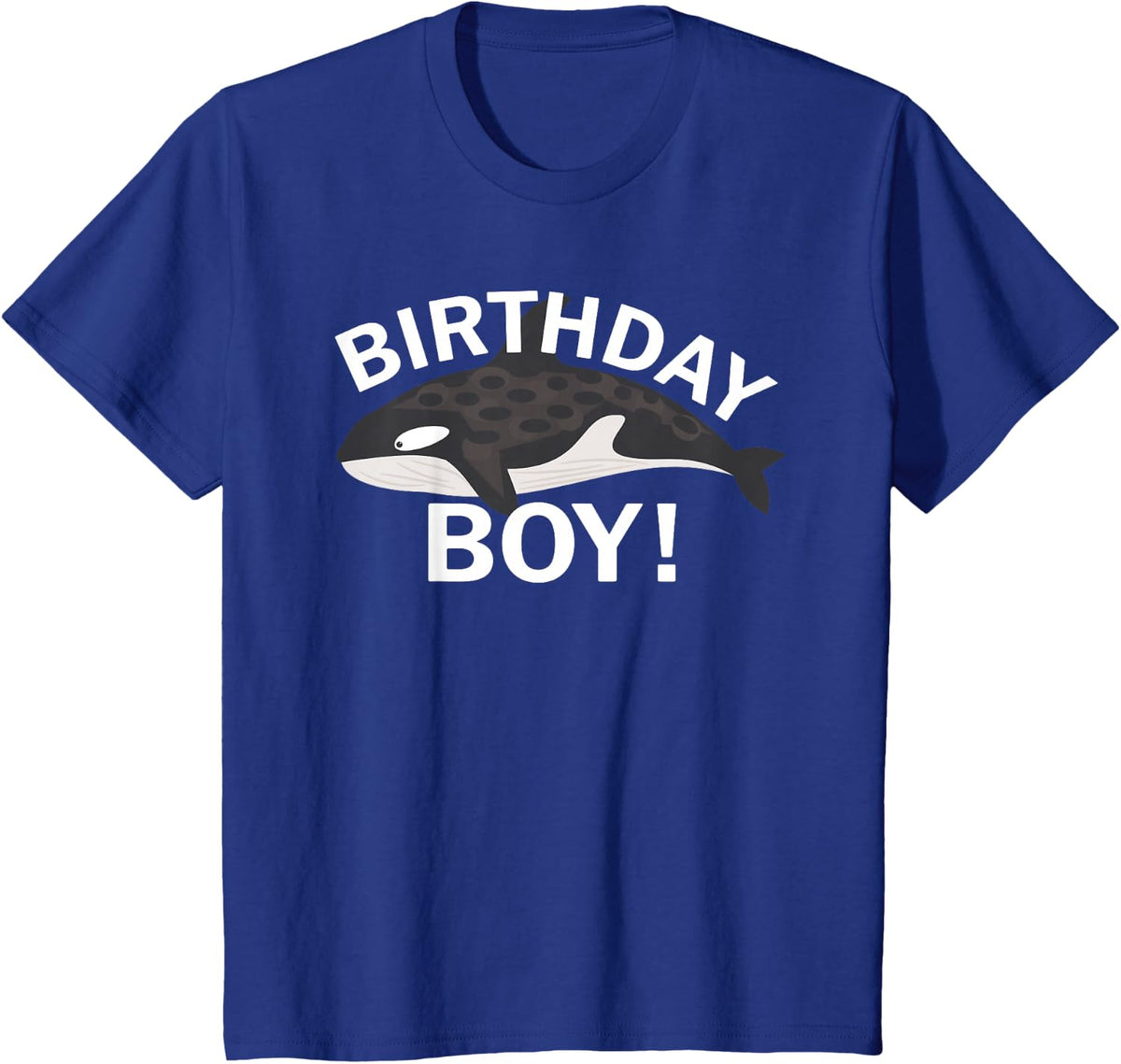 Birthday Boy Killer Whale Orca T-Shirt T-Shirt - Royal Blue