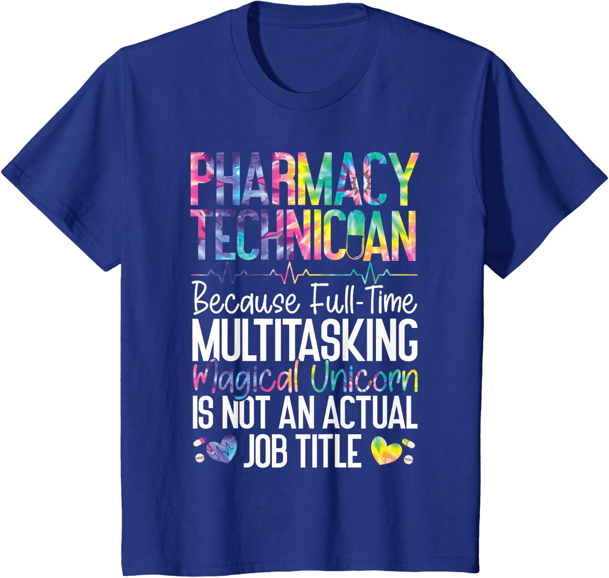 Pharmacy Tech Technician Pharmacist Student Pharmacy T-Shirt - Royal Blue