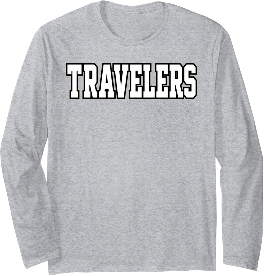Travelers Long Sleeve T-Shirt - Adult Unisex Heather Grey