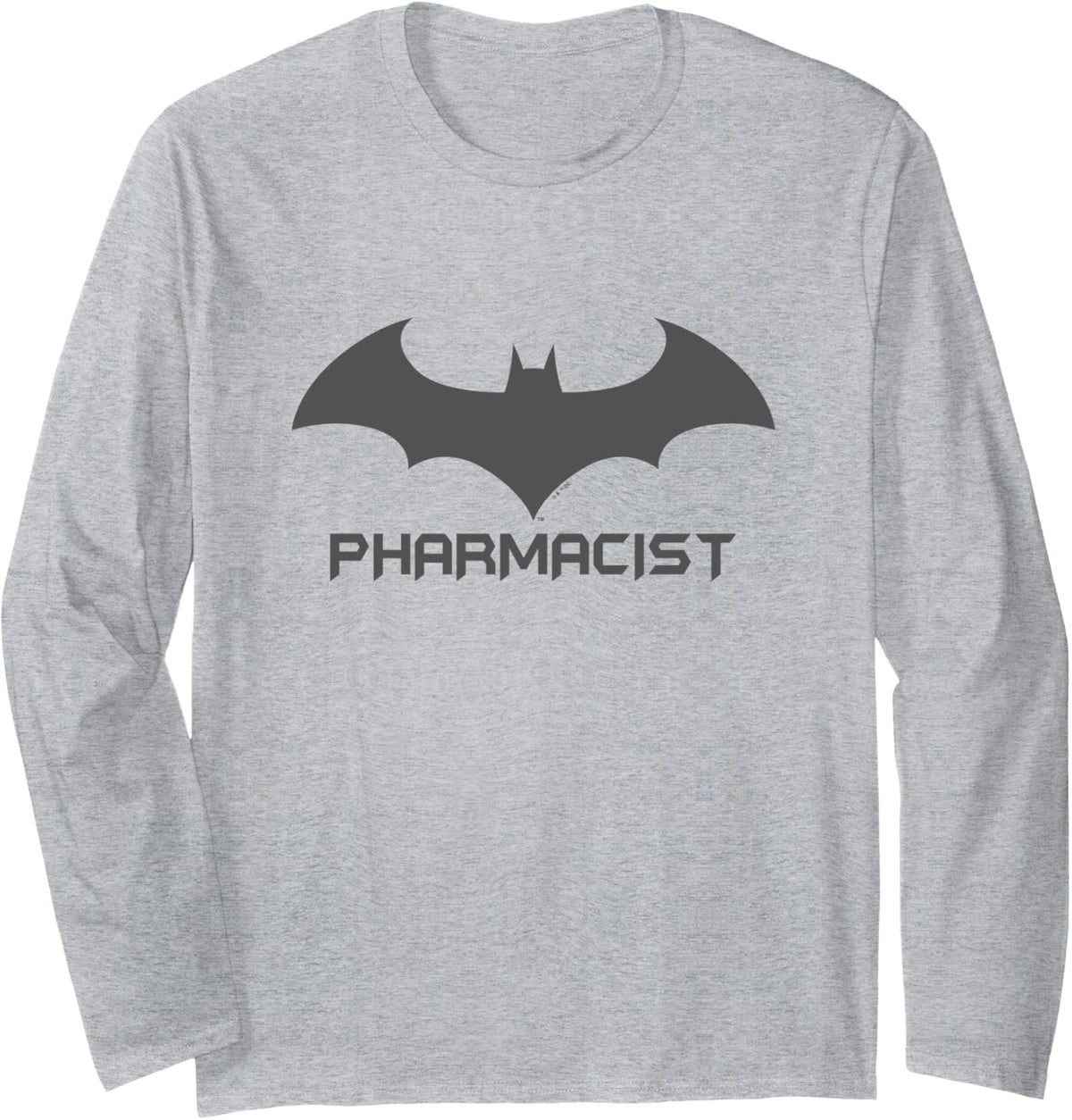 Batman Hush Pharmacist Long Sleeve T-Shirt - Adult Unisex Heather Grey