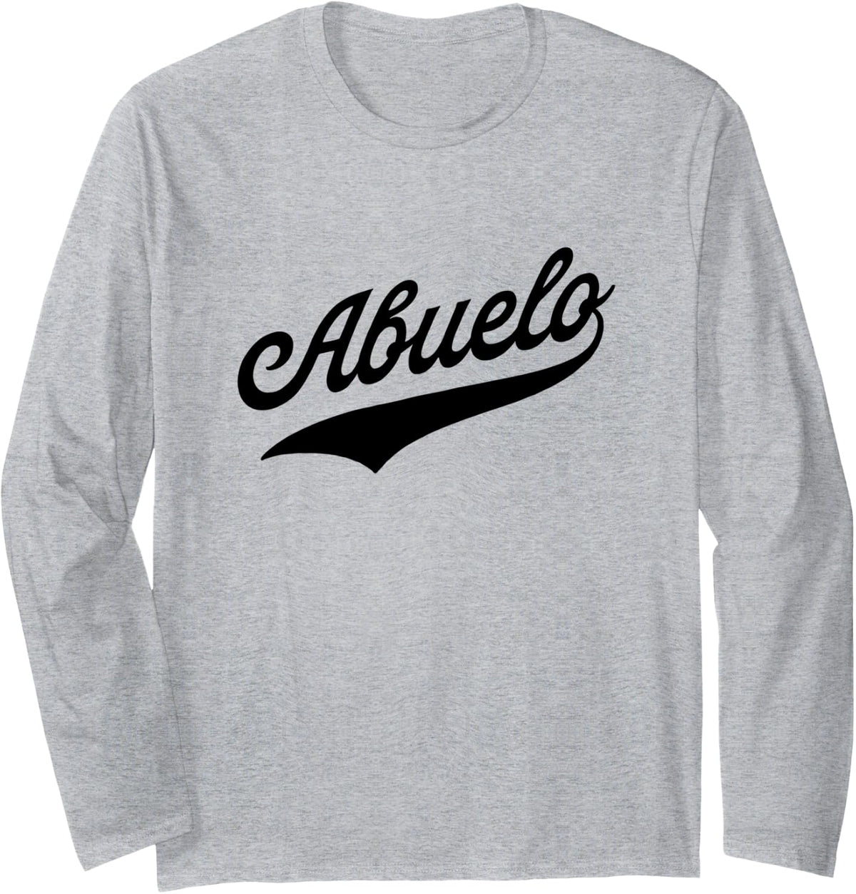 Abuelo Long Sleeve T-Shirt - Adult Unisex Heather Grey