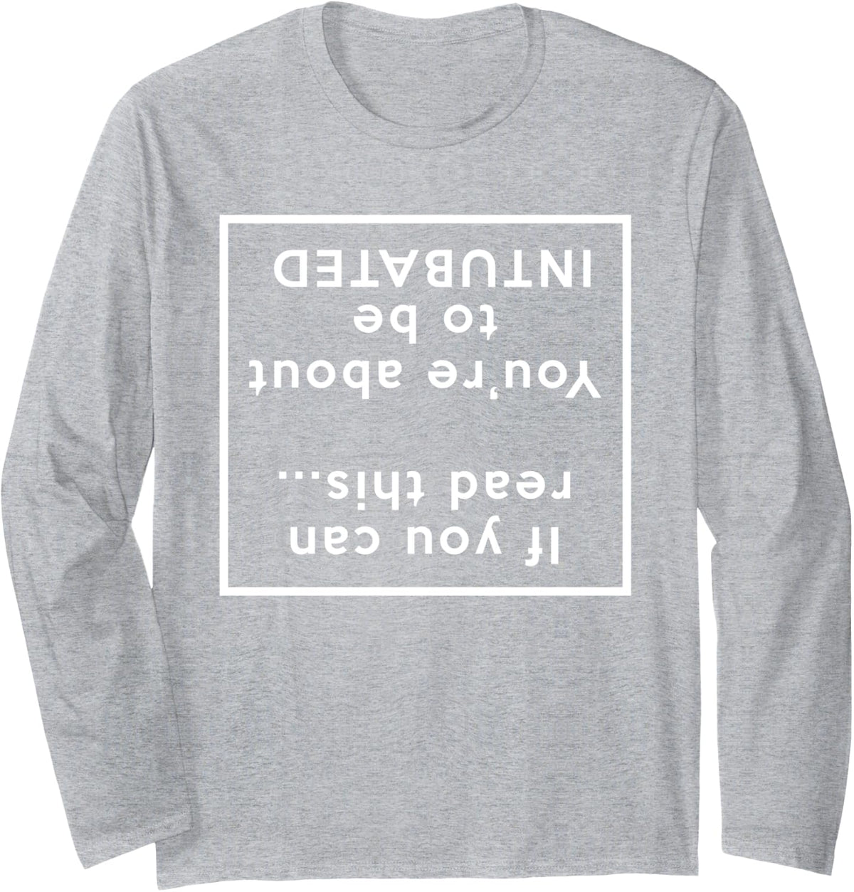 Funny Respiratory Therapy Respiratory Therapist RT Long Sleeve T-Shirt - Adult Unisex Heather Grey