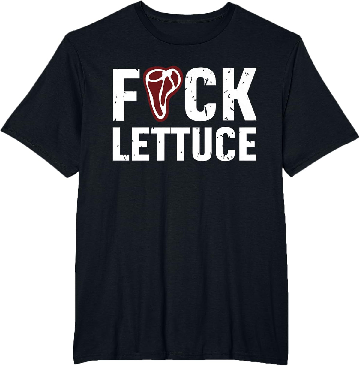Funny Fck Lettuce Apparel T-Shirt - Black