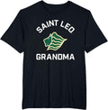 Saint Leo University Lions Arched Grandma T-Shirt - Black