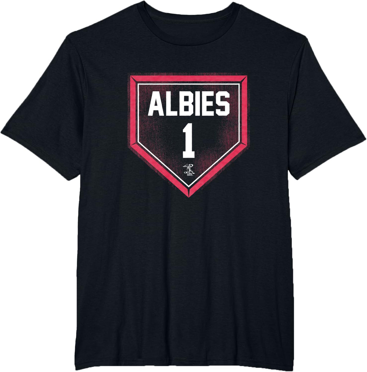 Ozzie Albies Home Plate Gameday T-Shirt - Black