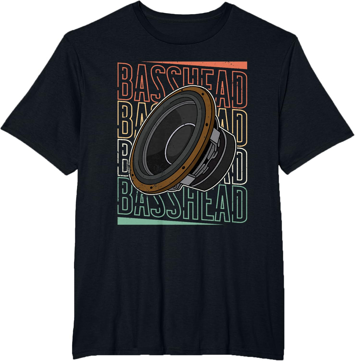 Subwoofer Sound Engineer Audio Synthesizer Music Mixer T-Shirt - Black