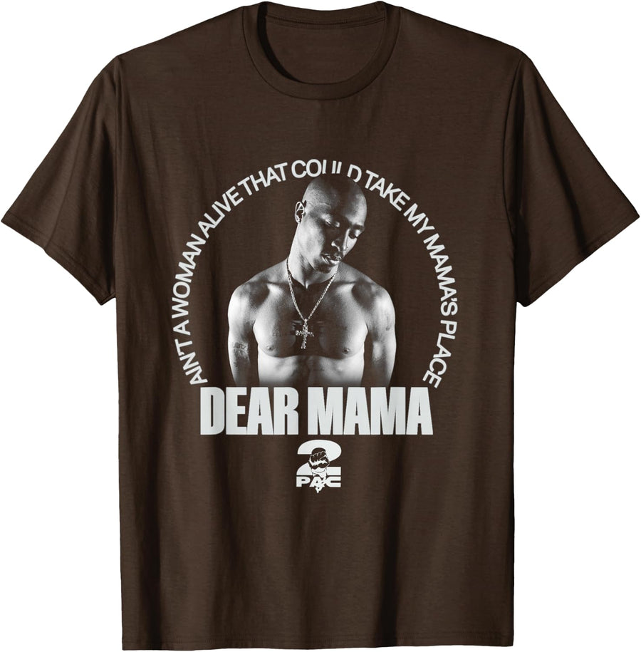 Official Tupac Mama's Place T-Shirt - Brown