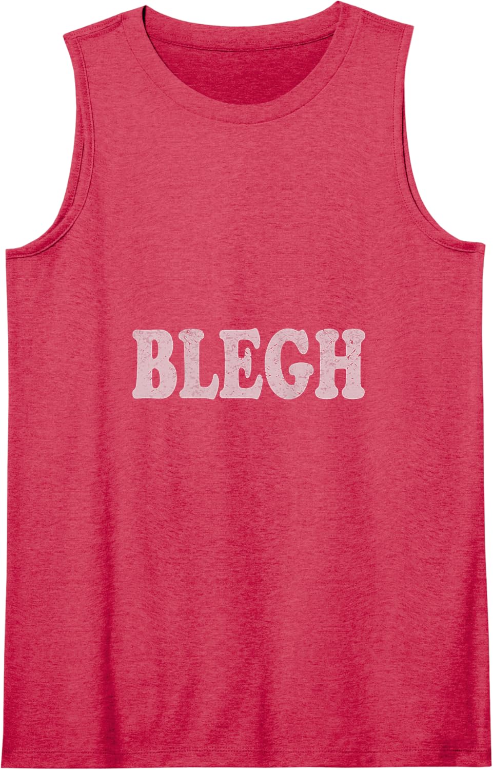 Blegh Metalcore Metal Vocalist Djent Deathcore Tank Top - Red