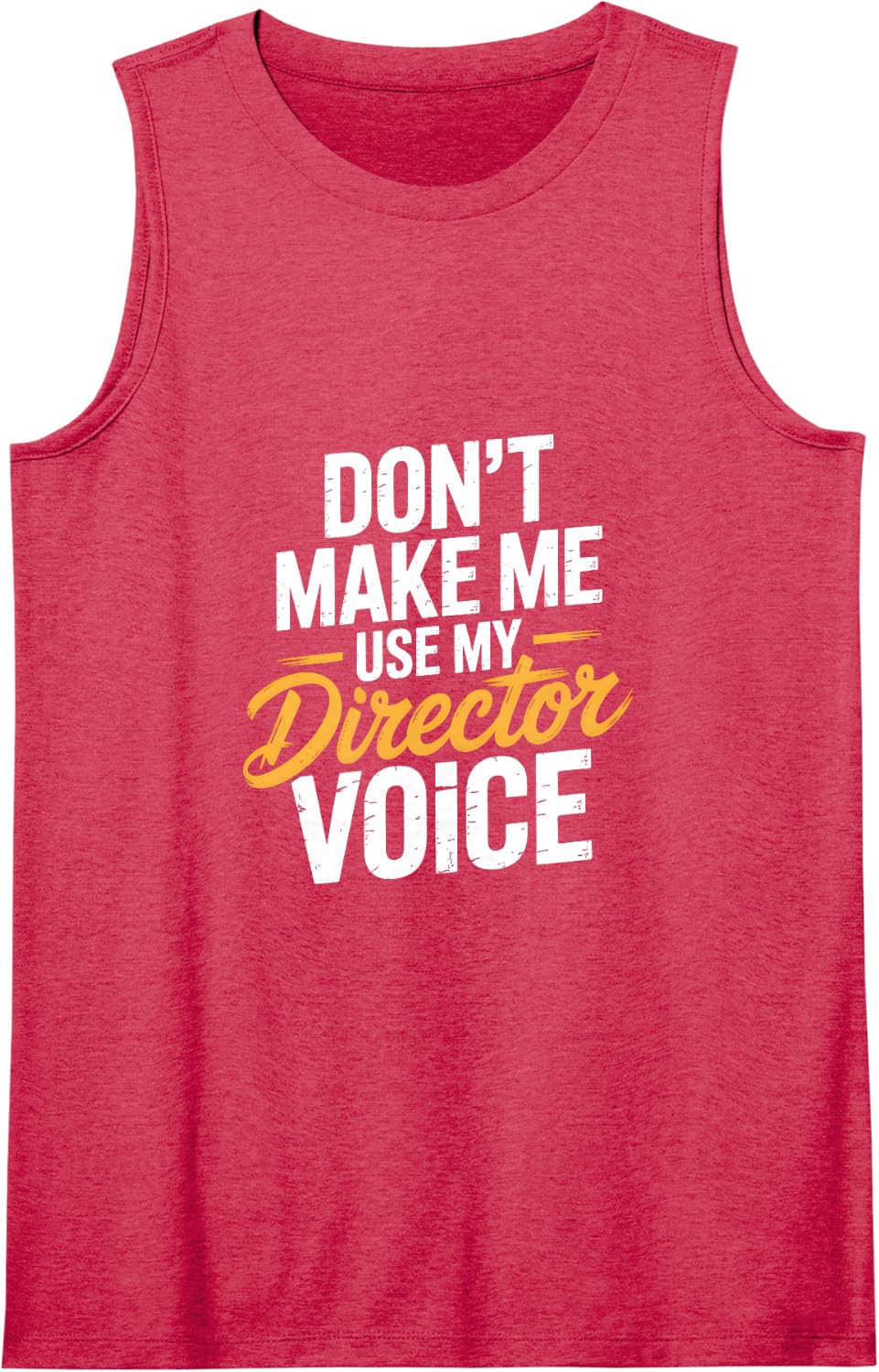 Director Voice Design Funny Director Voice Tank Top - Red