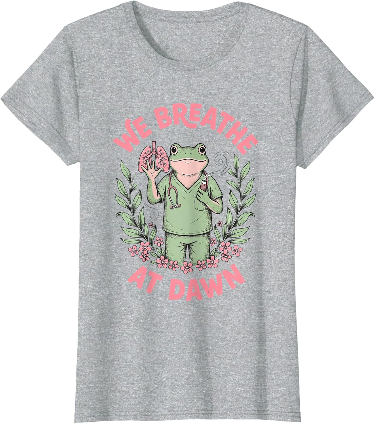 Respiratory Therapist Respiratory Therapy Rt Crt Rrt T-Shirt - Heather Grey