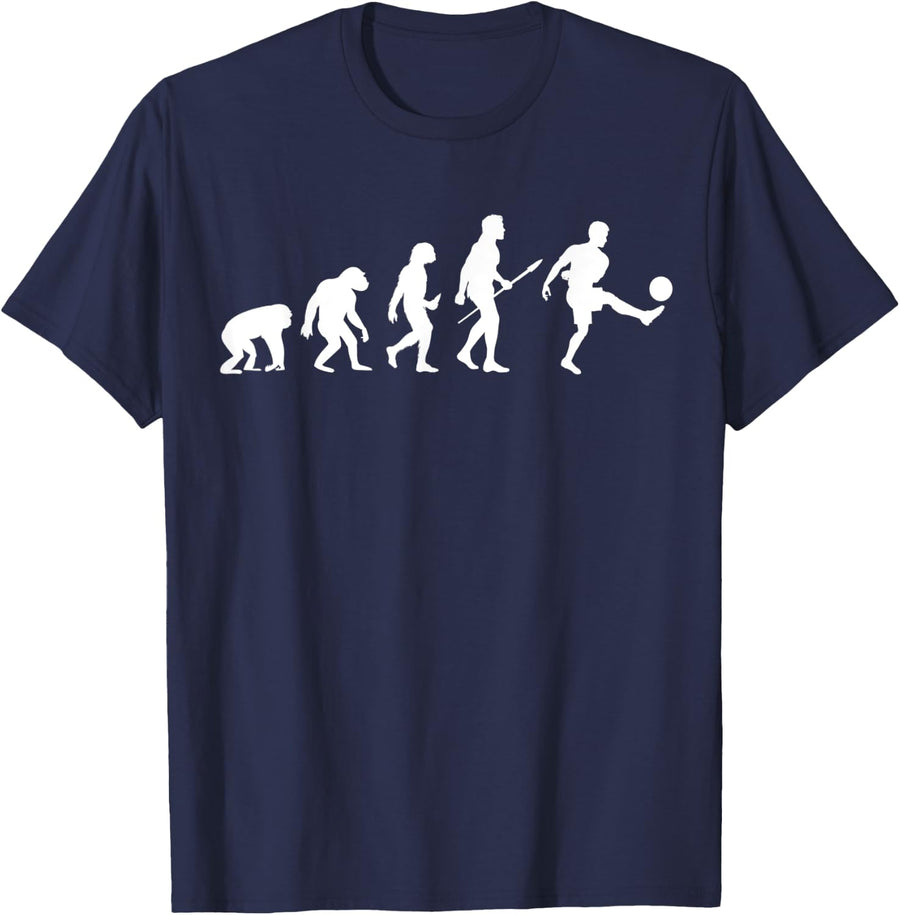 Funny Soccer Shirts Men Women Kids Boys Girls Soccer Players T-Shirt - Navy Blue