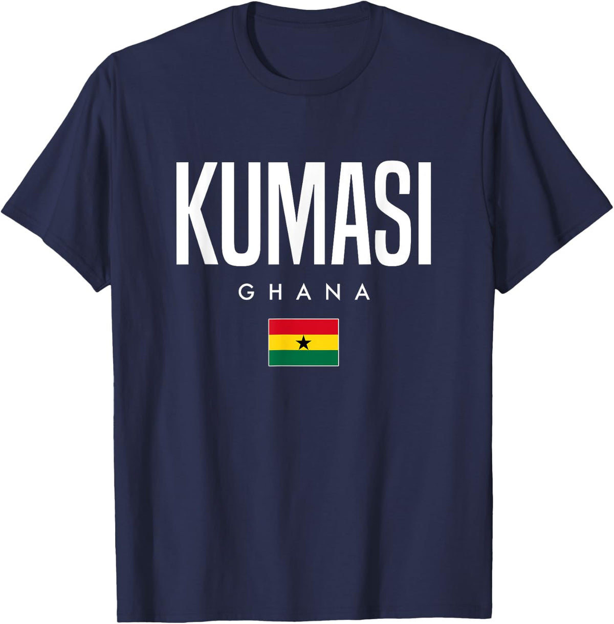 Kumasi Ghana T-Shirt - Navy Blue
