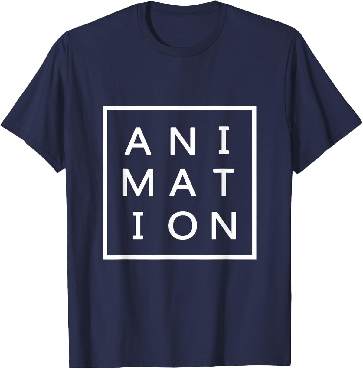Cool Animation Animator T-Shirt Gift Tee for 2D 3D Artists Motion Graphics Designers - Navy Blue