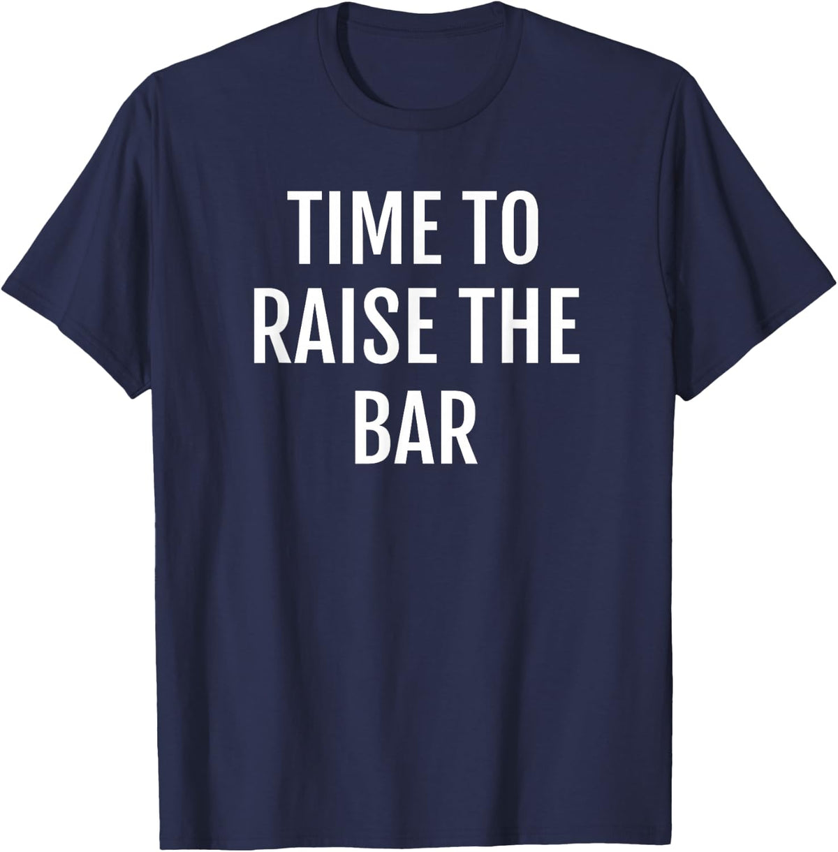High Jump Track and Field Sports T-Shirt - Navy Blue