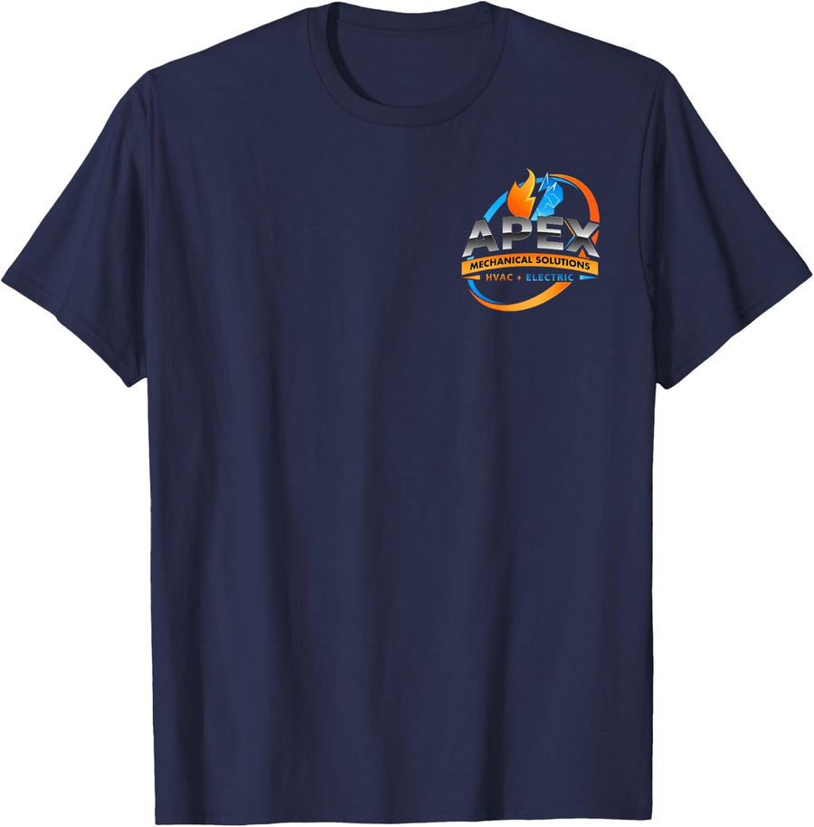 HVAC and ELECTRIC T-Shirt - Navy Blue