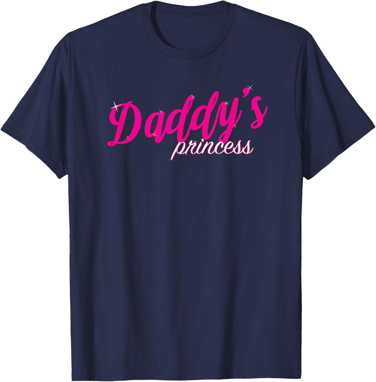 Daddy's Princess T-Shirt - DDLG Gift T-Shirt - Navy Blue