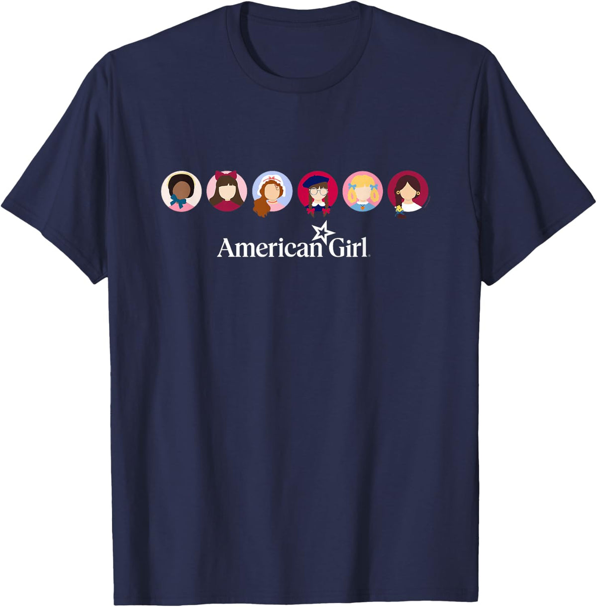 American Girl - Historical Icons T-Shirt - Navy Blue