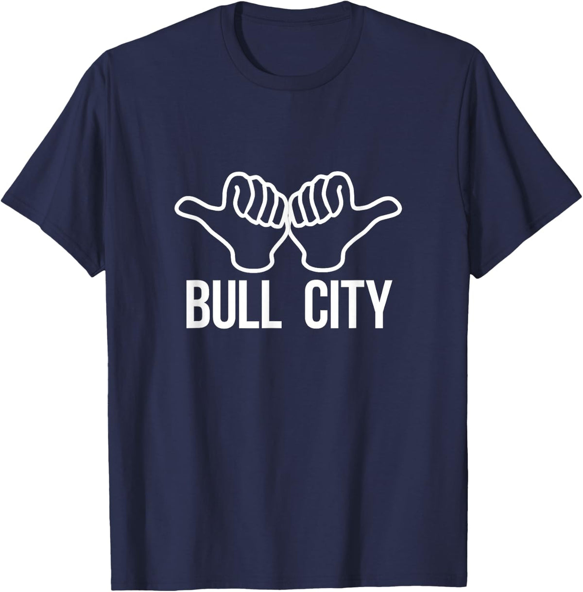 Bull City T-Shirt | Durham, NC T-Shirt - Navy Blue