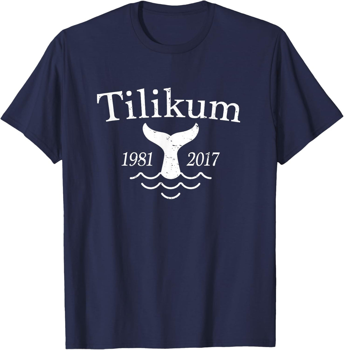 Free Tilikum Save the Orca Killer Whale from Captivity T-Shirt - Navy Blue
