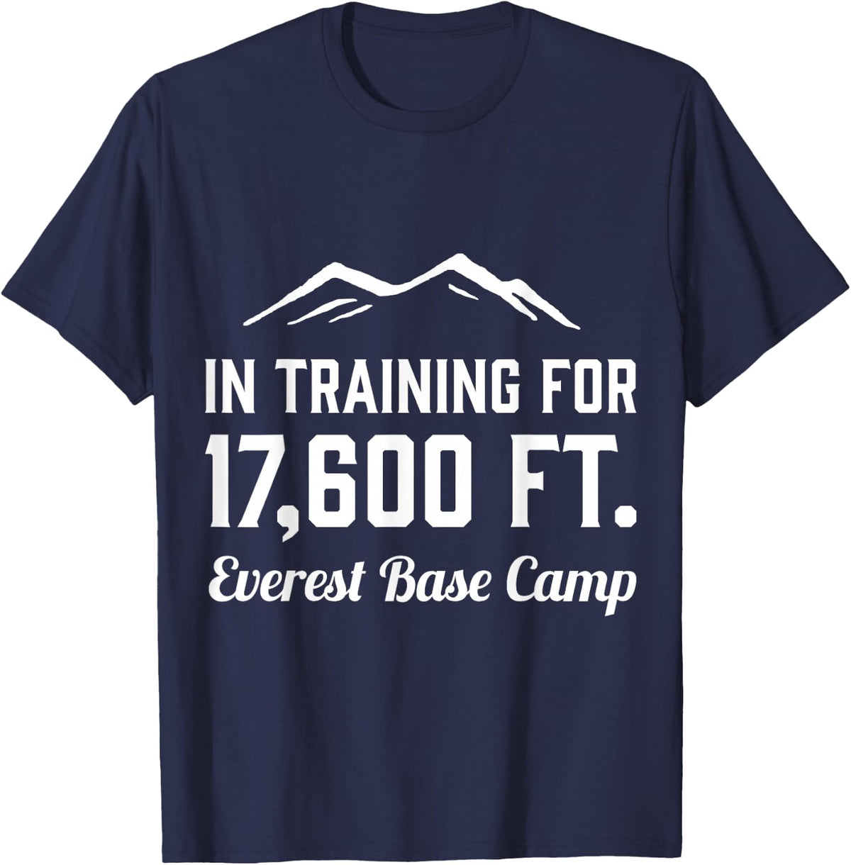 Everest Base Camp Training T-Shirt - Navy Blue