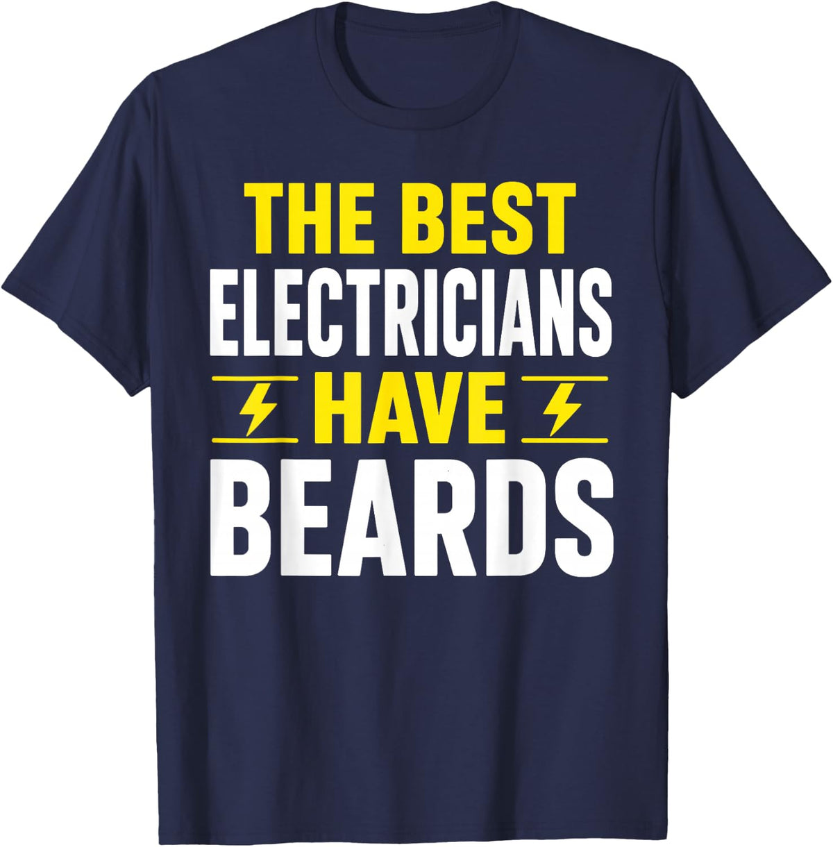 Electrician Art for Men Boys Electrical Engineer Electrician T-Shirt - Navy Blue