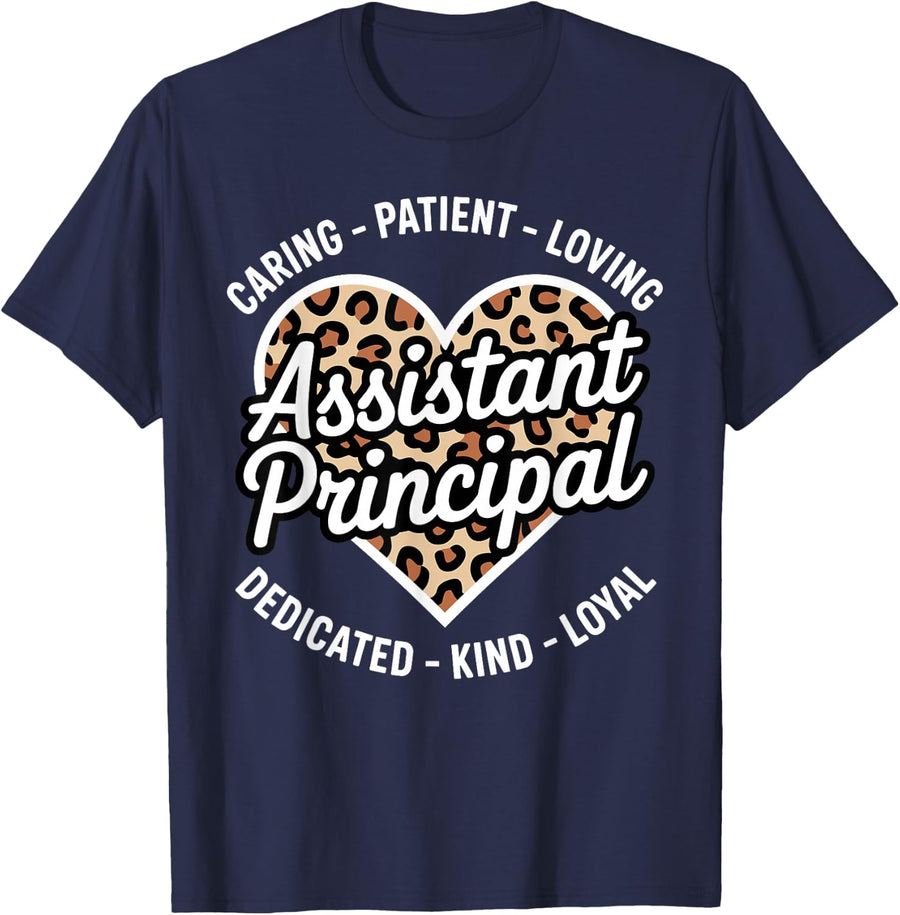 Funny Assistant Principal Art for Men Women Vice Principal T-Shirt - Navy Blue