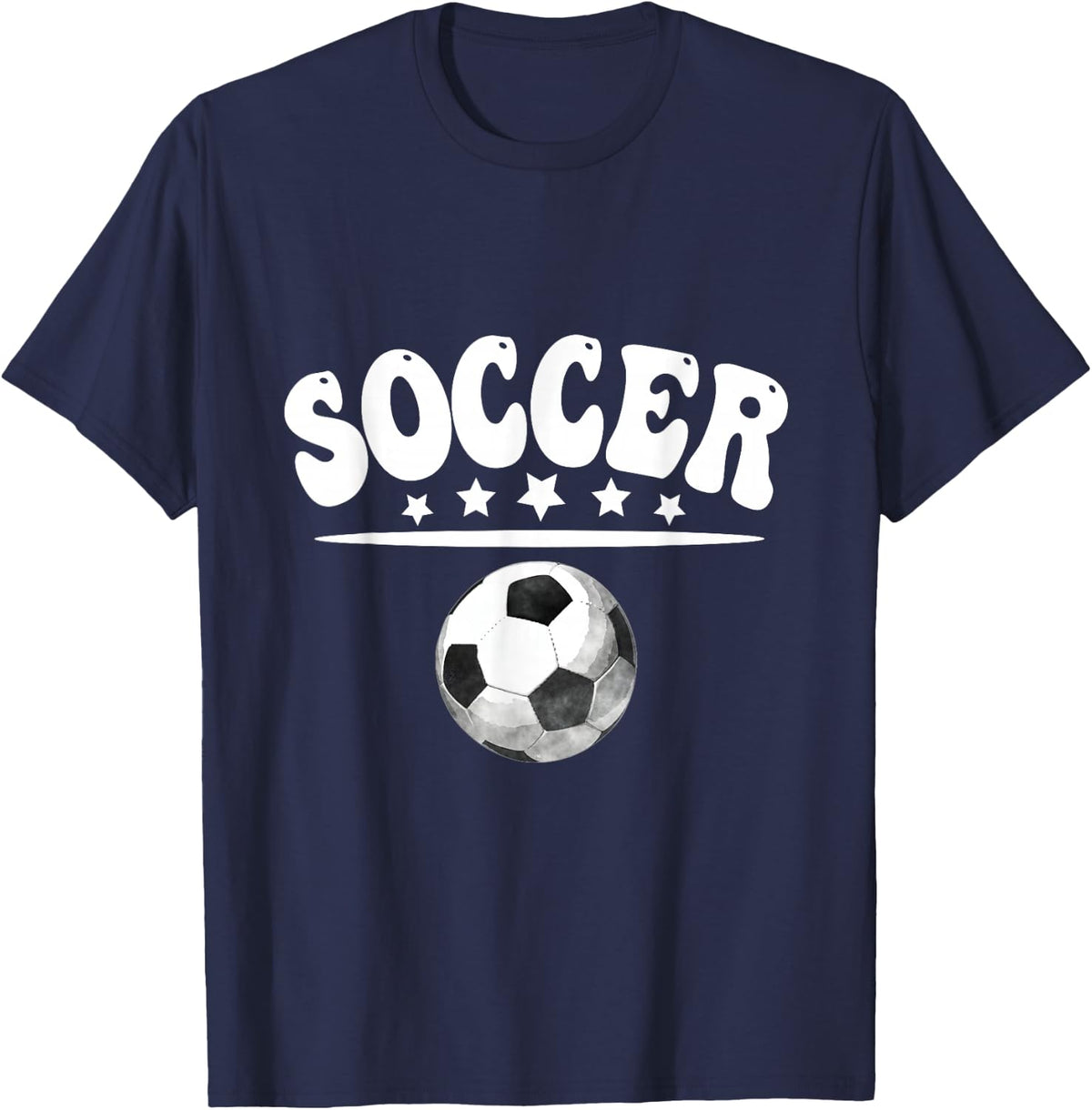 Soccer Is The Beautiful Game T-Shirt - Navy Blue