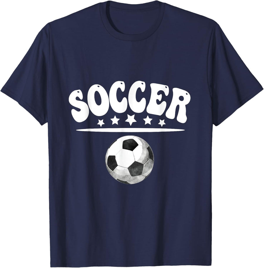 Soccer Is The Beautiful Game T-Shirt - Navy Blue