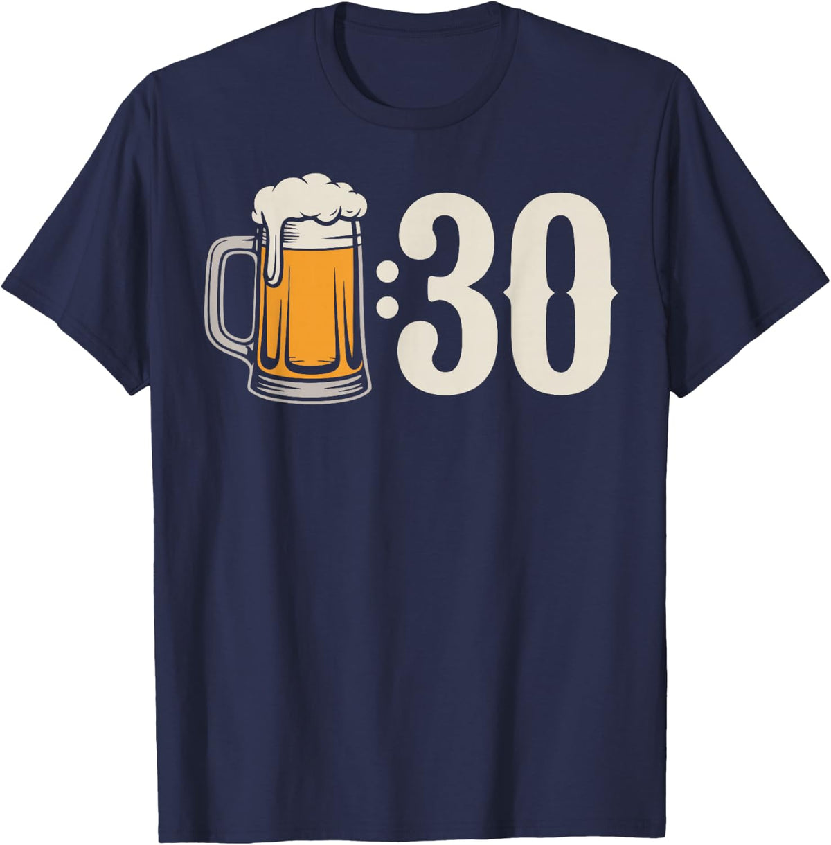 Funny Beer Drinking Brewer Homebrewing T-Shirt - Navy Blue