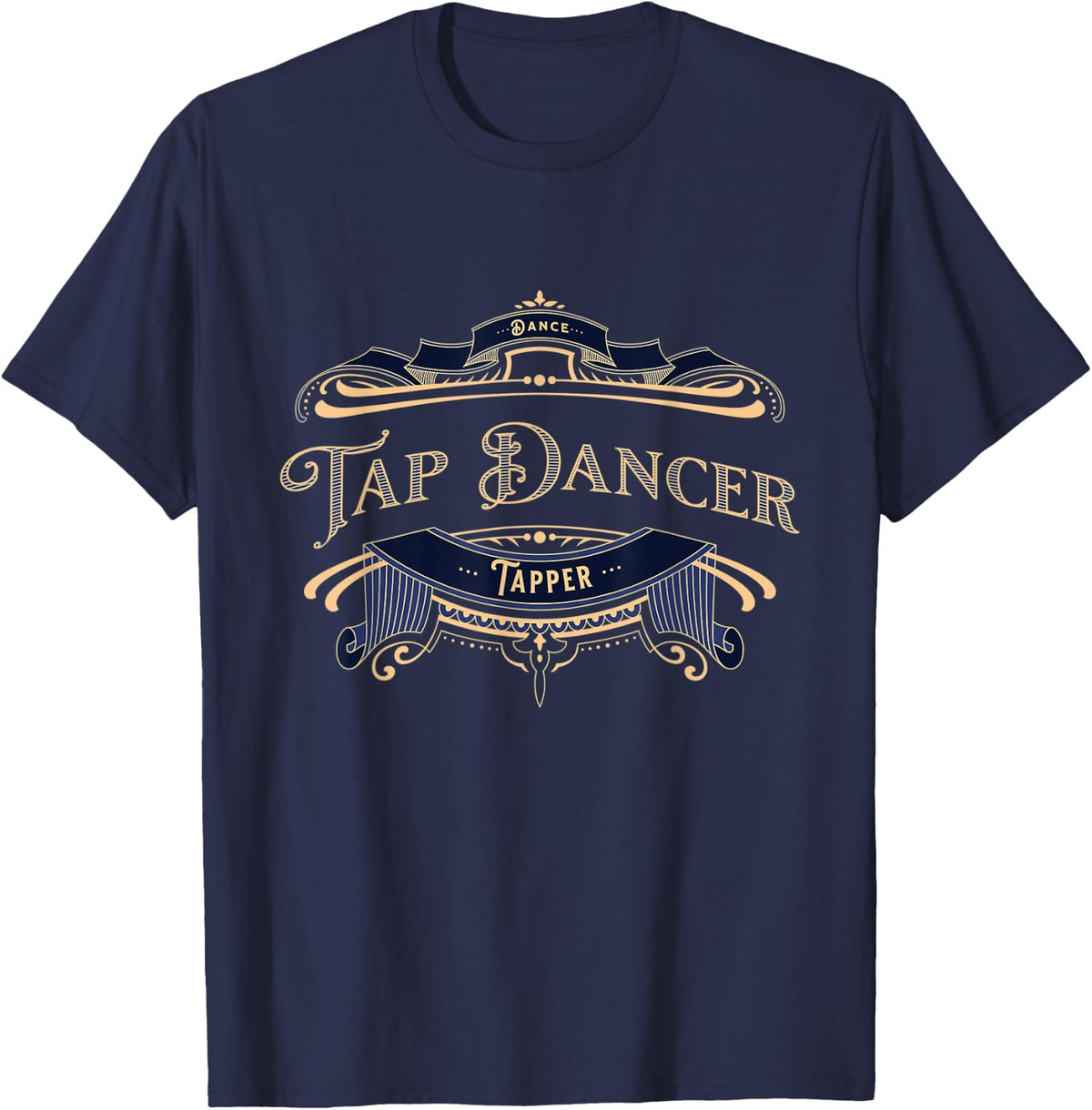 Tap Dancer Dancing Dance T-Shirt - Navy Blue