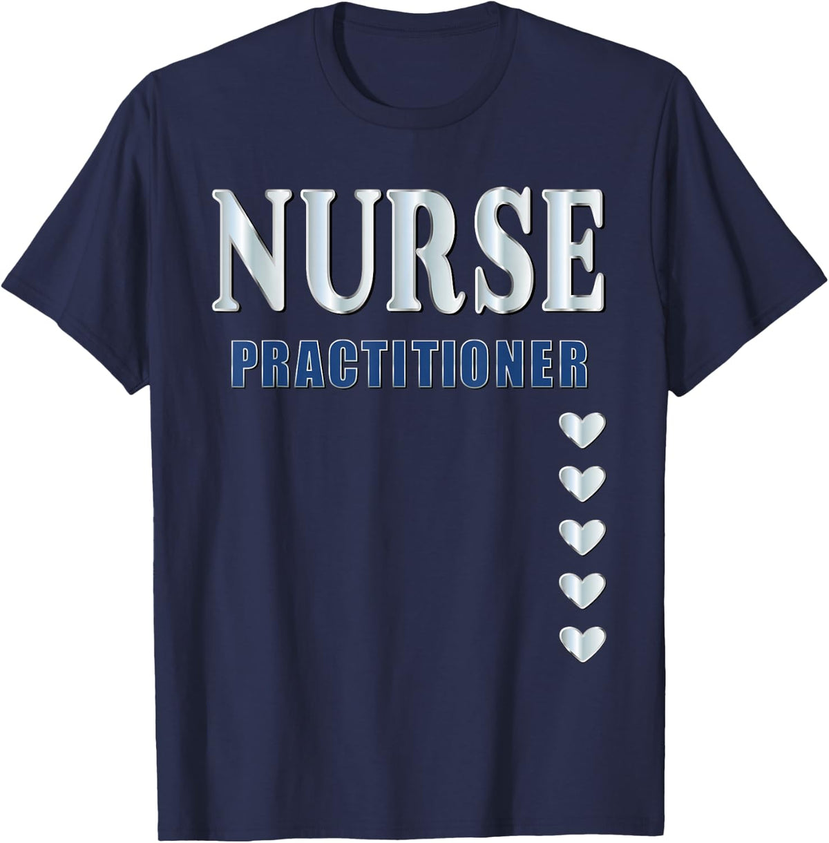 Clinical Internal Medicine, Nurse Practitioner T-Shirt - Navy Blue