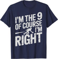 Rugby Player 9 Rugby Scrum-Half Rugby T-Shirt - Navy Blue