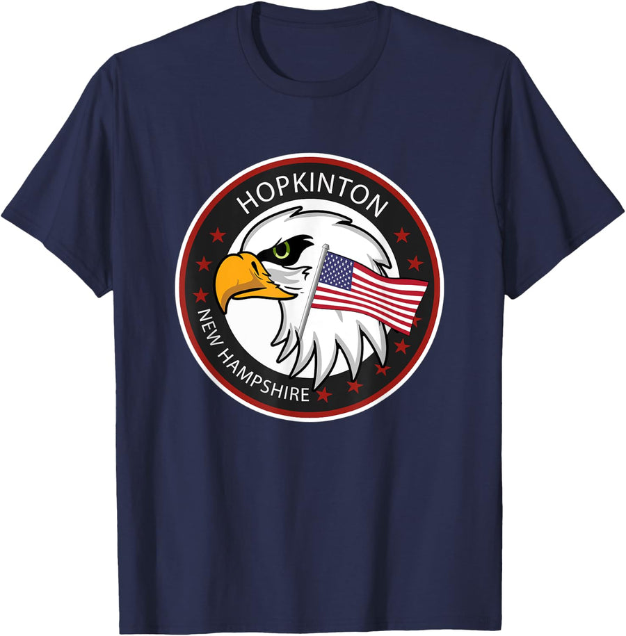 Hopkinton NH New Hampshire T-Shirt - Navy Blue