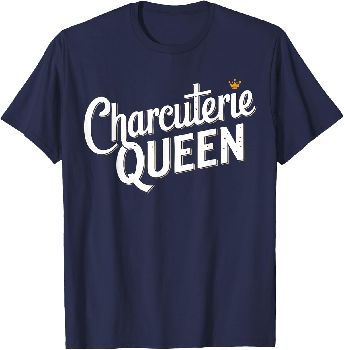 Charcuterie Board Queen Charcuterie T-Shirt - Navy Blue