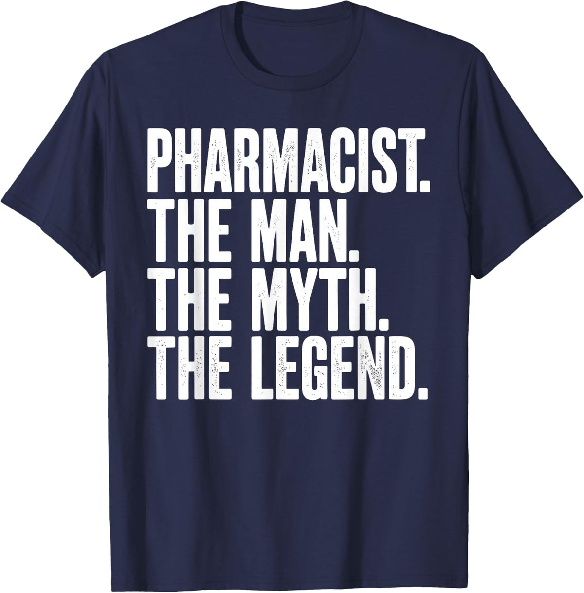 Cute Pharmacist Art for Men Boys Dad School Pharmacy Student T-Shirt - Navy Blue