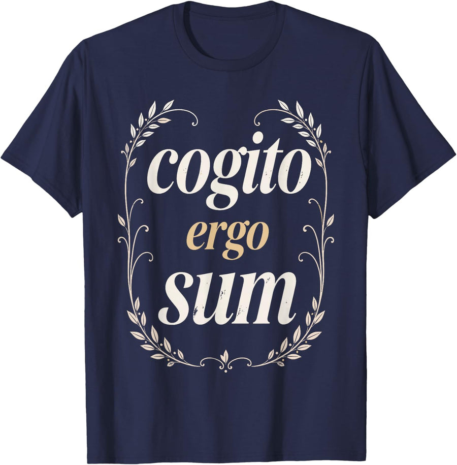 Philosophy Design for Men Women Kids Philosophy Quotes T-Shirt - Navy Blue