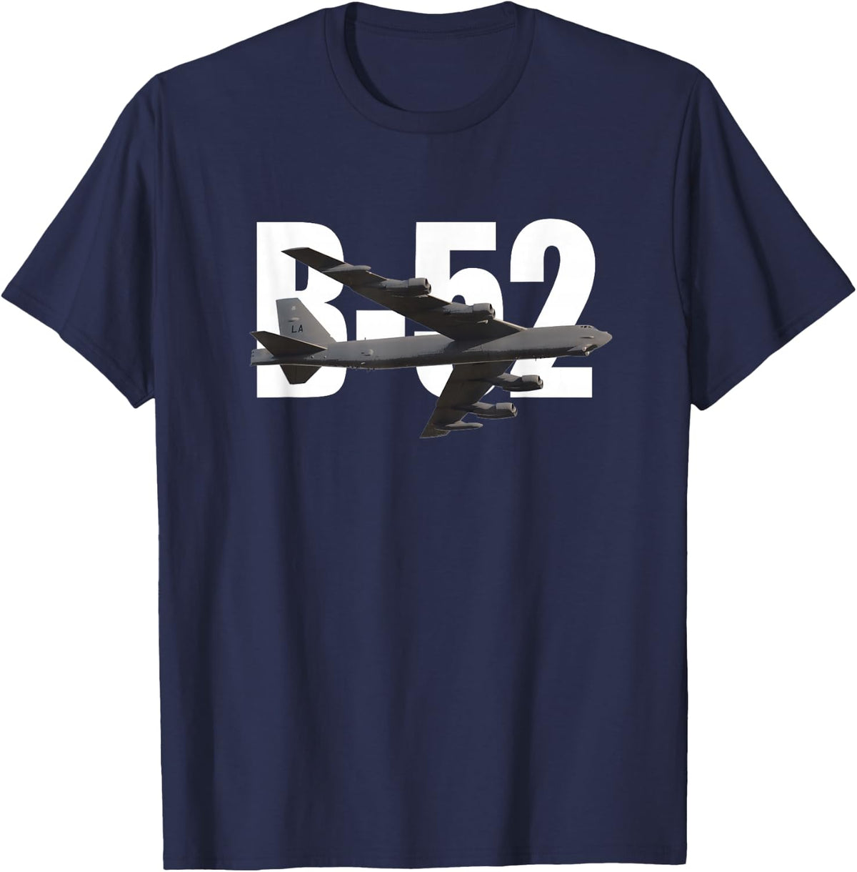 B-52 Stratofortress Bomber Plane T-Shirt T-Shirt - Navy Blue