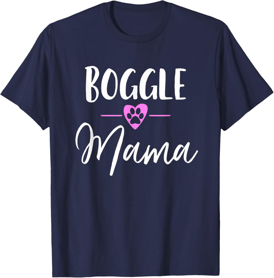 Boggle Mama T-Shirt - Navy Blue