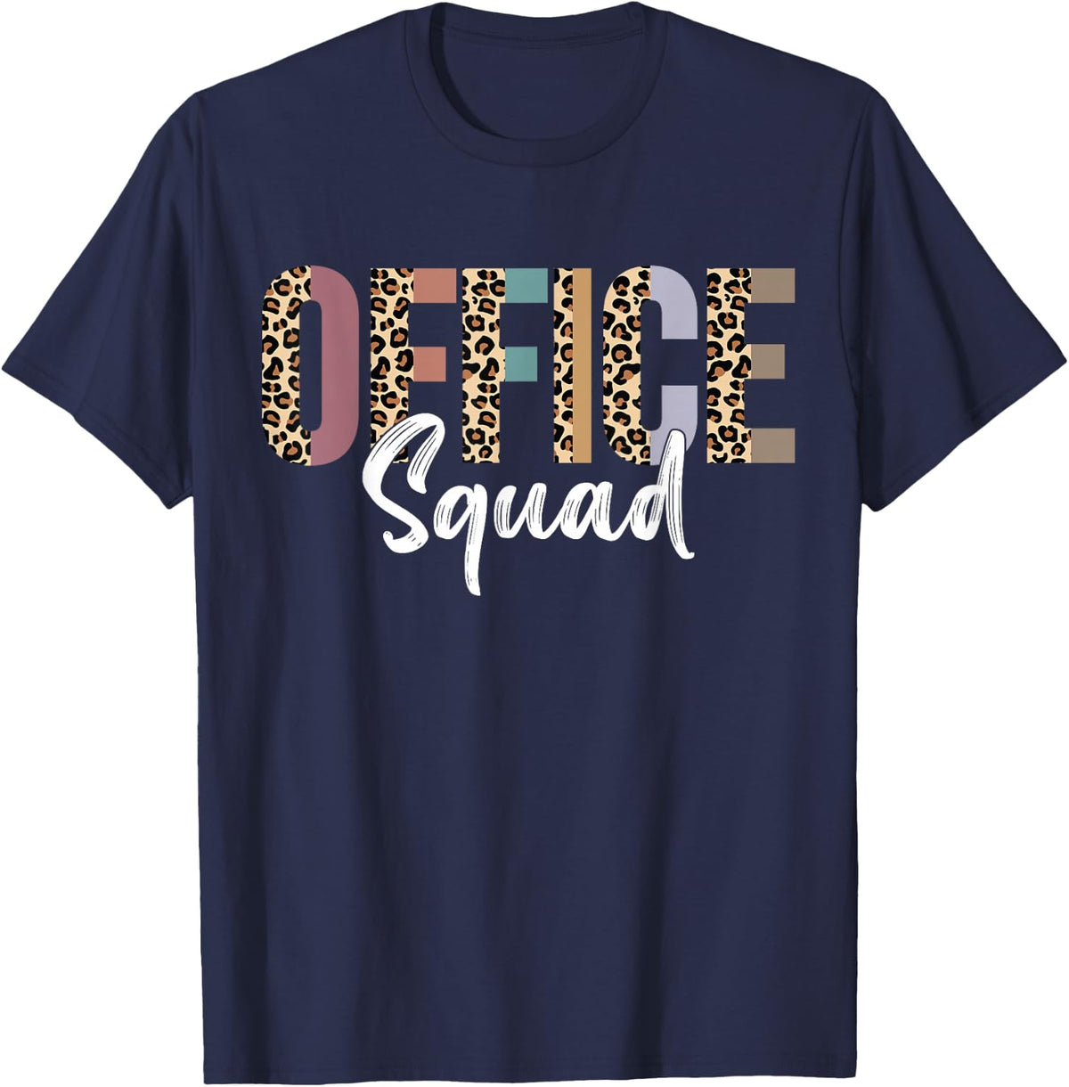 Office Squad Administrative Gifts Assistant School Secretary T-Shirt - Navy Blue