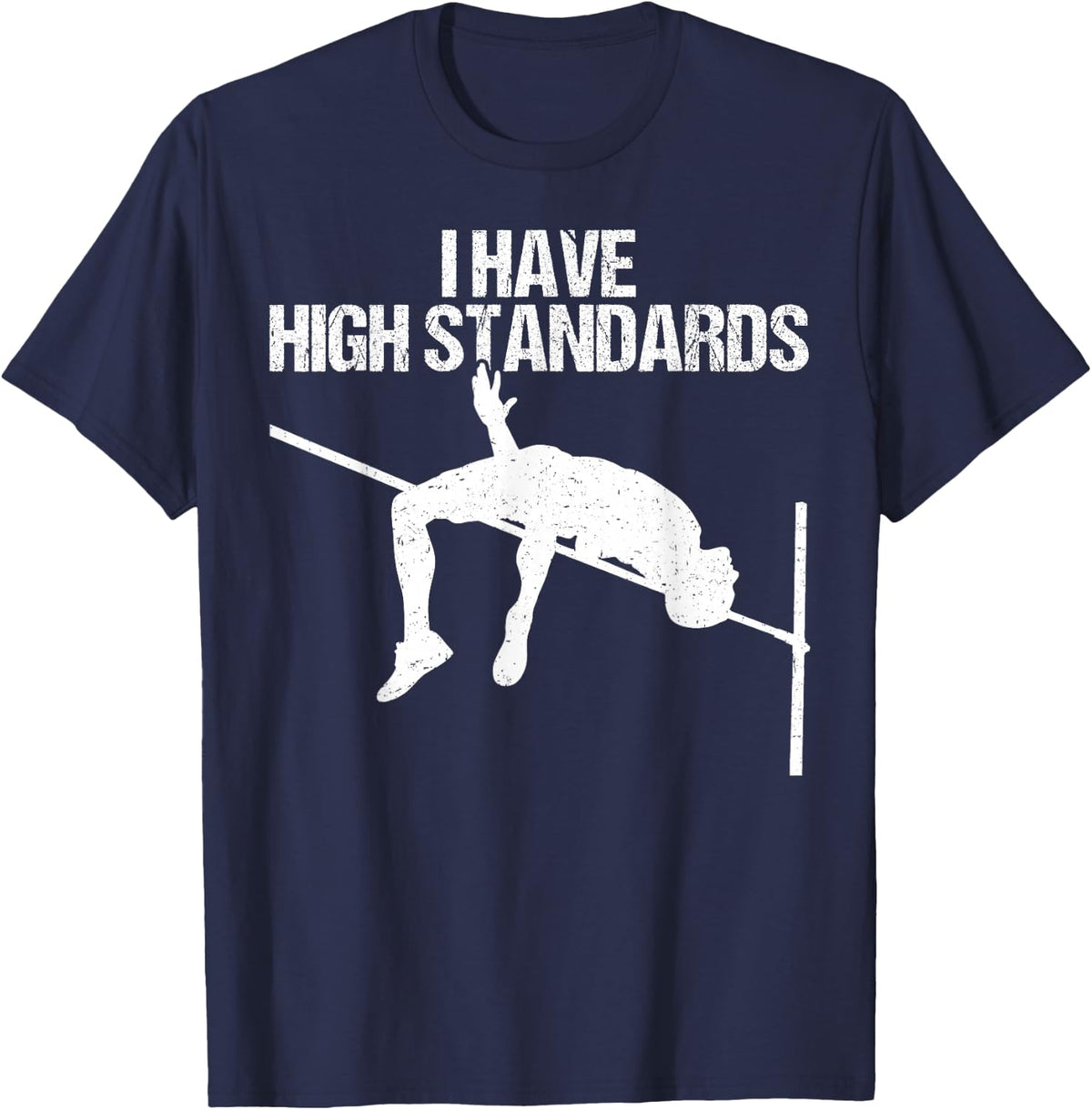 High jump jumping T-Shirt - Navy Blue