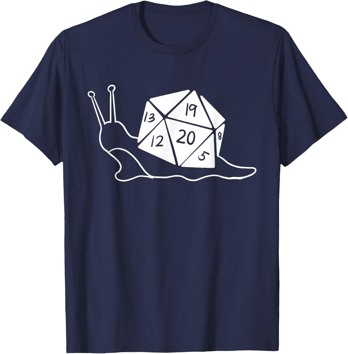 RPG Gaming Role Playing D20 Tabletop Games Funny RPG Gamer T-Shirt - Navy Blue