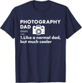 Photographer Dad Definition Photography T-Shirt - Navy Blue