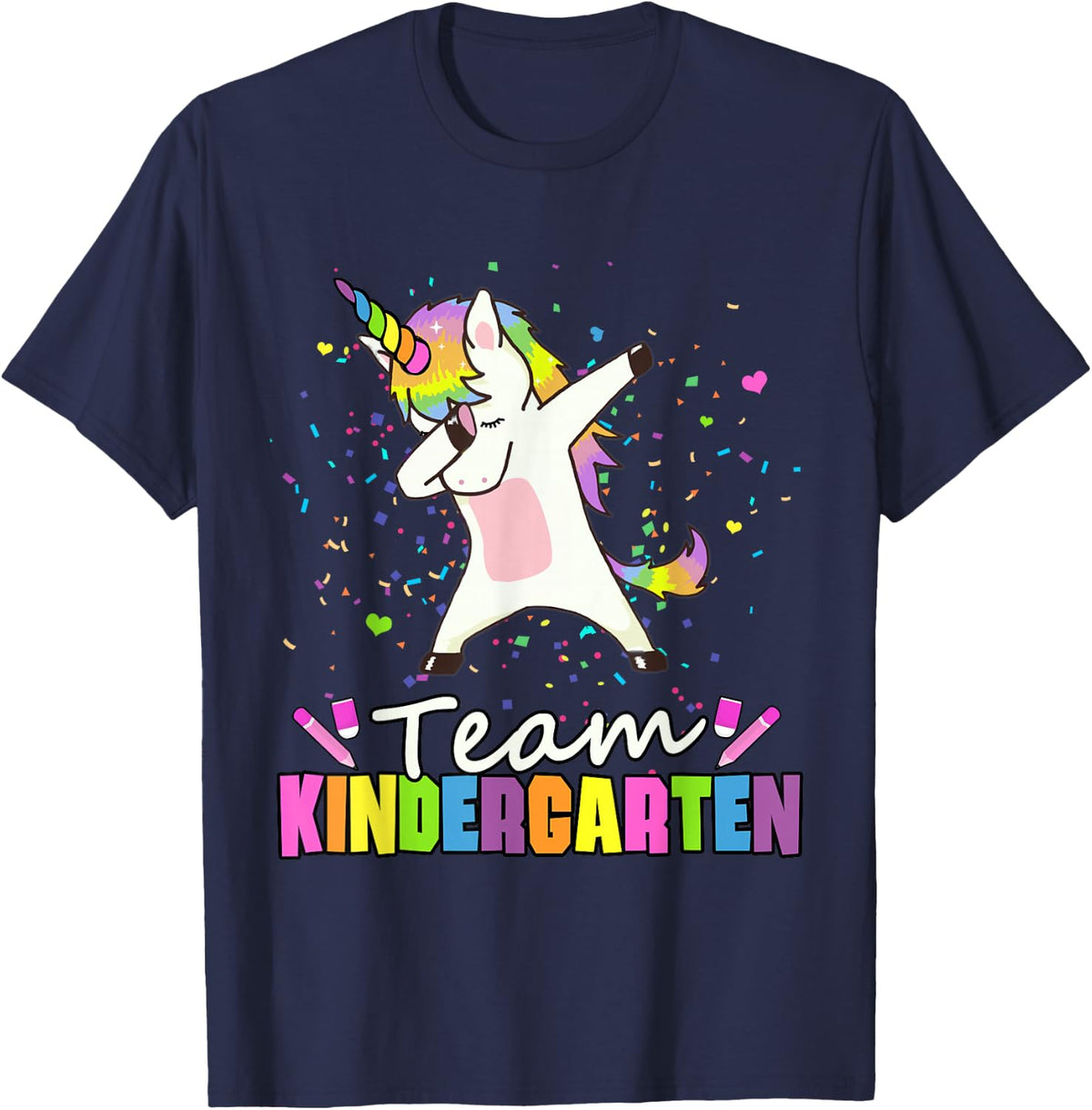 Unicorn Team Nursery Unicorn T-Shirt - Navy Blue