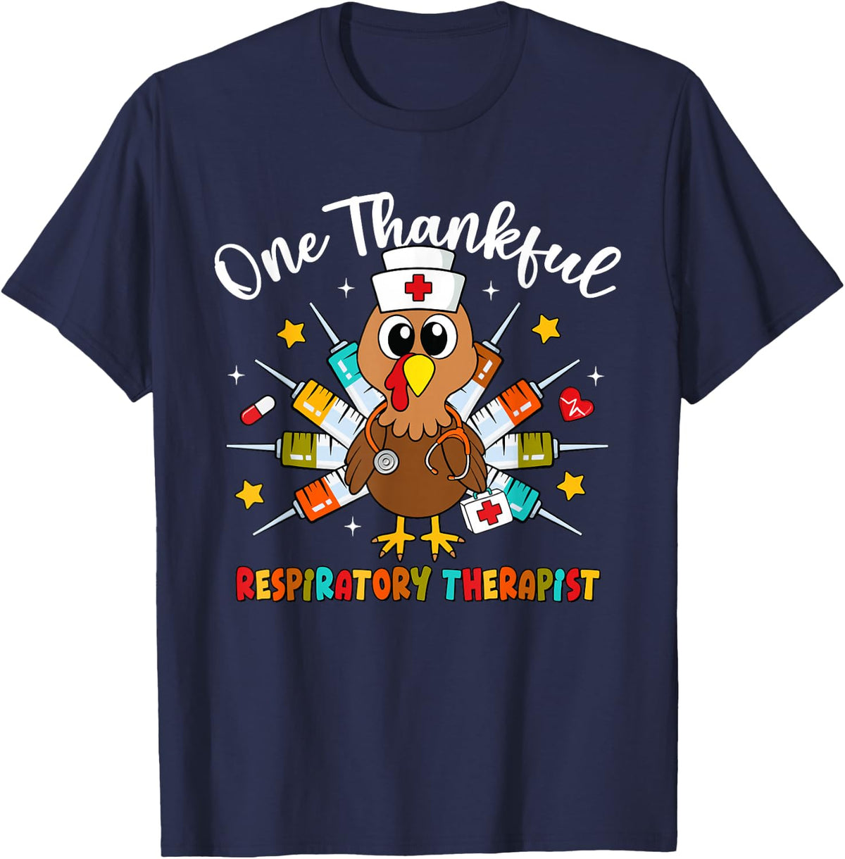 Thanksgiving T-Shirt - Navy Blue