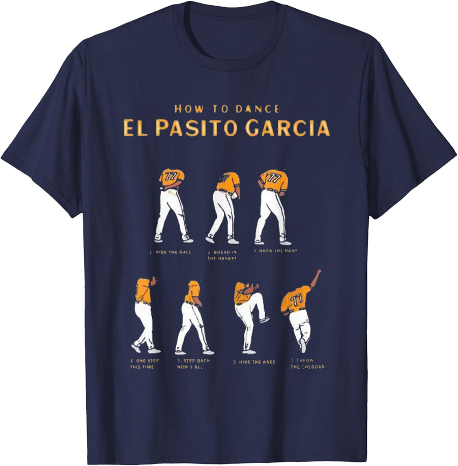 How to dance el pasito garcia T-Shirt - Navy Blue
