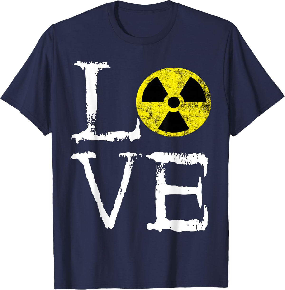 Nuclear Radioactivity X-Ray Nuclear Power Radiology T-Shirt - Navy Blue